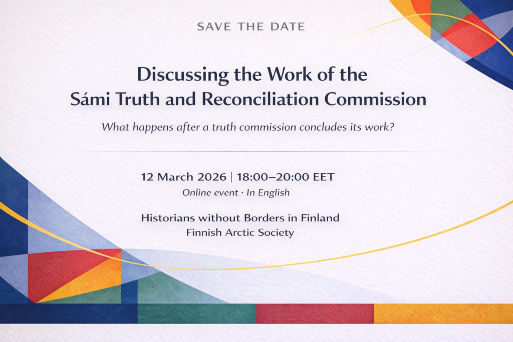 SAVE THE DATE: Discussing the work of the Sámi Truth and Reconciliation Commission – What Next? Online event on 12th of March 2026