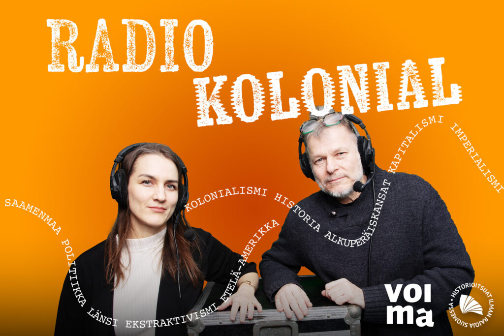 Radio Kolonial, kuvassa Kukka Maria Ahokas ja Teivo Teivainen