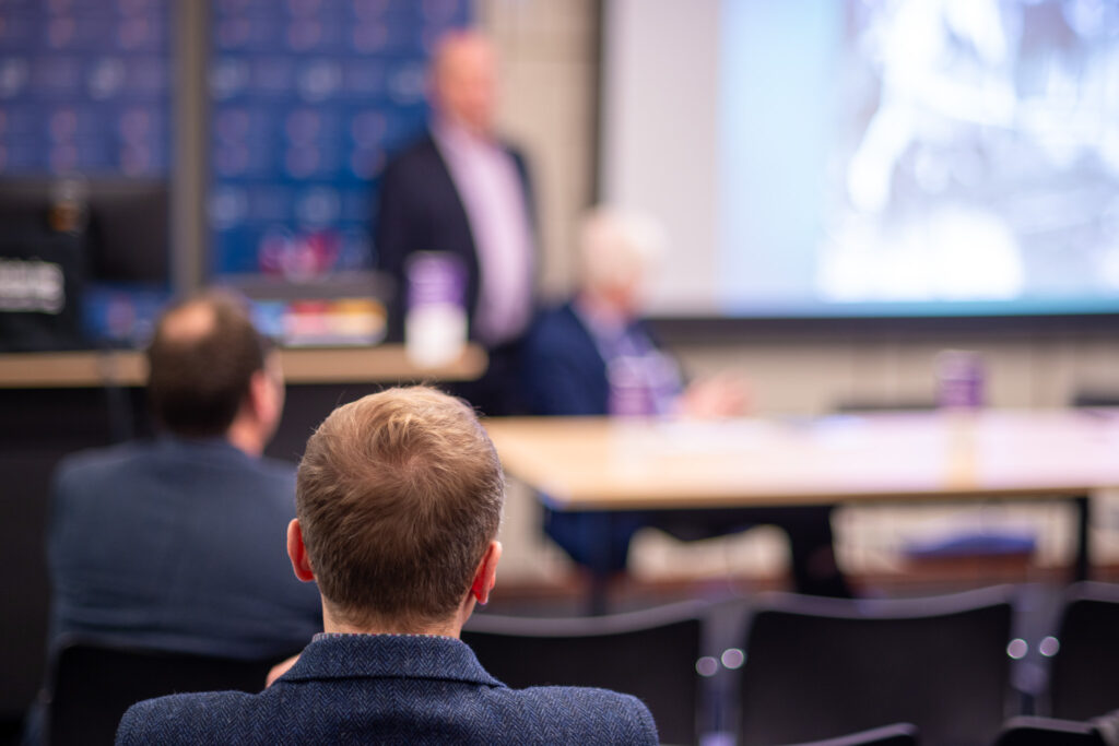 Photo from a seminar at the Senate House